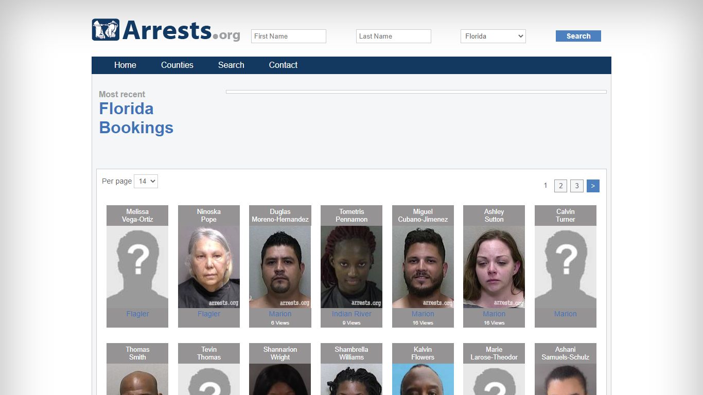 Florida Arrests and Inmate Search